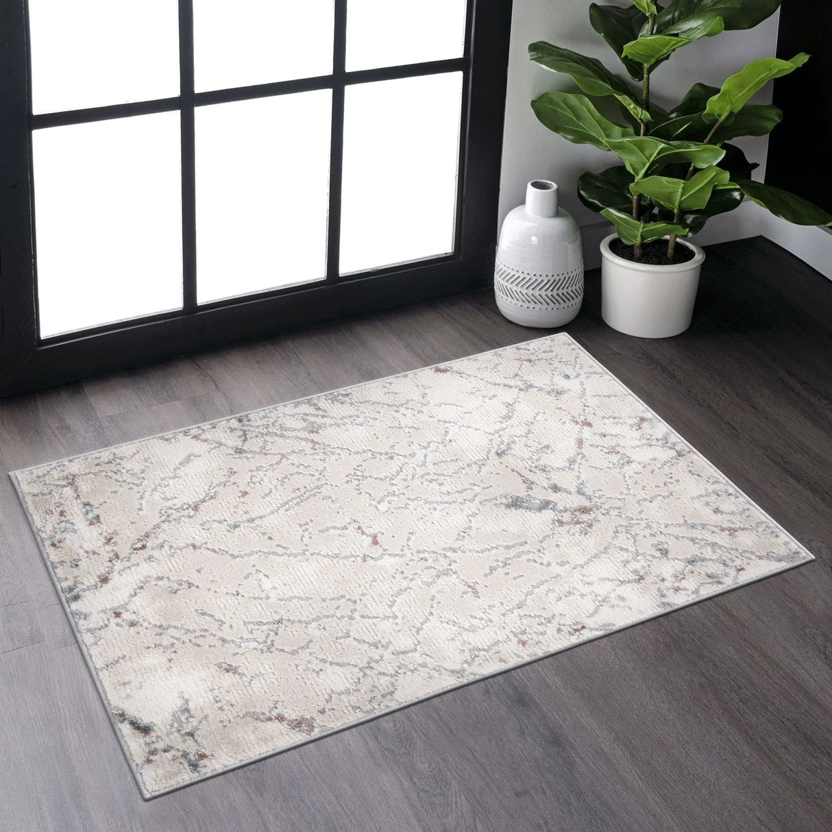 Marfi - 2' X 3' Contemporary Area Rug - Multi - Furniture Home Direct