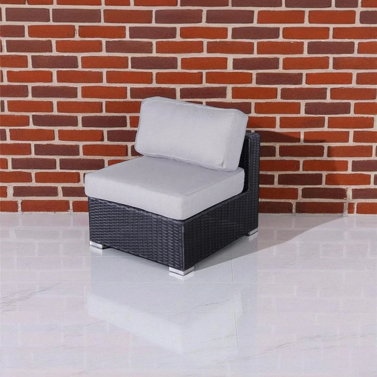 Minnesota - Armless Patio Chairs (Set of 2) - Furniture Home Direct