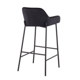 Daniella - Industrial Fixed Height Bar Stool (Set of 2) - Furniture Home Direct
