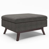 Owen - Upholstered Rectangular Storage Ottoman - Furniture Home Direct