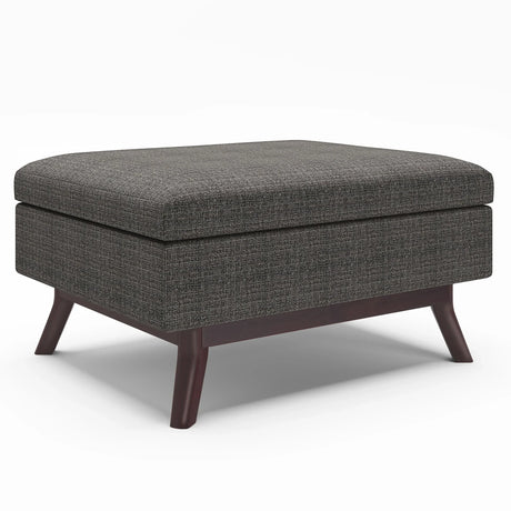 Owen - Upholstered Rectangular Storage Ottoman - Furniture Home Direct