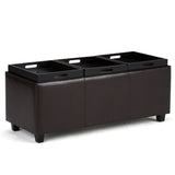 Avalon - Multi Functional Storage Ottoman - Furniture Home Direct