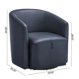 Ardena - Modern Swivel Barrel Chair - Furniture Home Direct