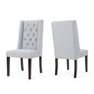 Sophisticated Tufted Dining Chair With High Back Design