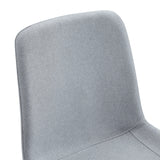 Dining Set With Wooden Table And Eight Chairs Light Gray - Furniture Home Direct