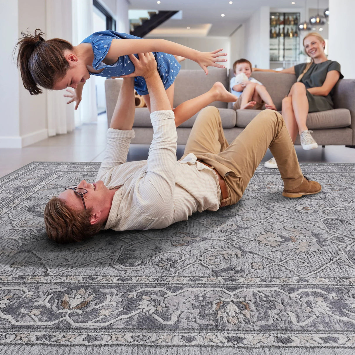 Marfi - Trendy Oriental Rug - Furniture Home Direct
