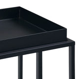 Garner - Tray Top C Side Table - Black - Furniture Home Direct