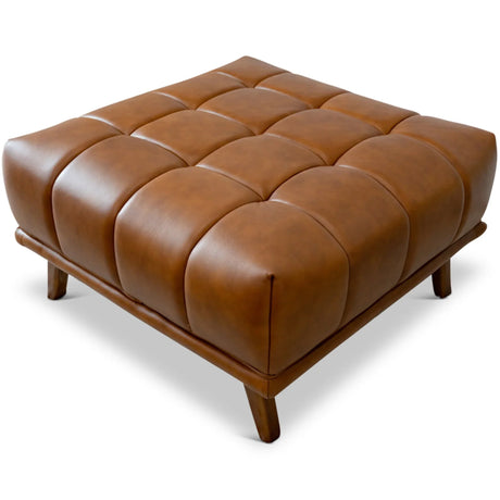 Addison - Square Upholstered Ottoman - Furniture Home Direct