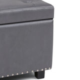 Hamilton - Upholstered Storage Ottoman - Furniture Home Direct