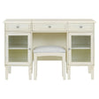 Multi Functional 2 In 1 Vanity Desk With Flip Top Mirror Material - White Oak - Furniture Home Direct