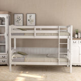 Solid Construction Bunk Bed With Ladder - Furniture Home Direct