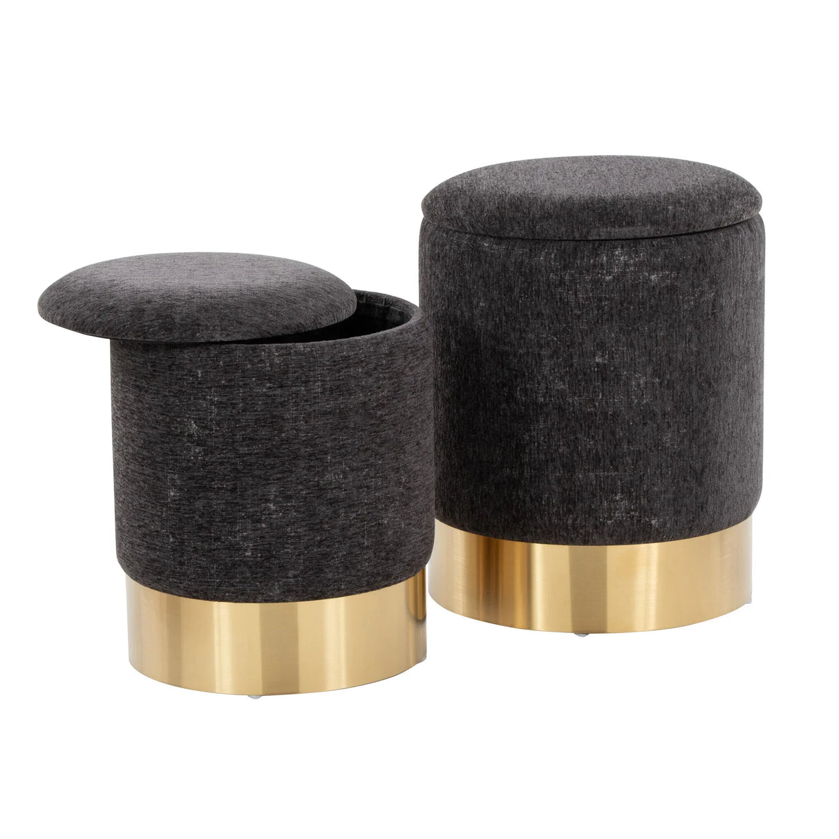 Marla - Contemporary Nesting Ottoman Set - Furniture Home Direct