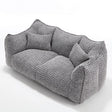 Comfortable Dual Beanbag Chair With High Resilience Foam Core For 2 People - Furniture Home Direct