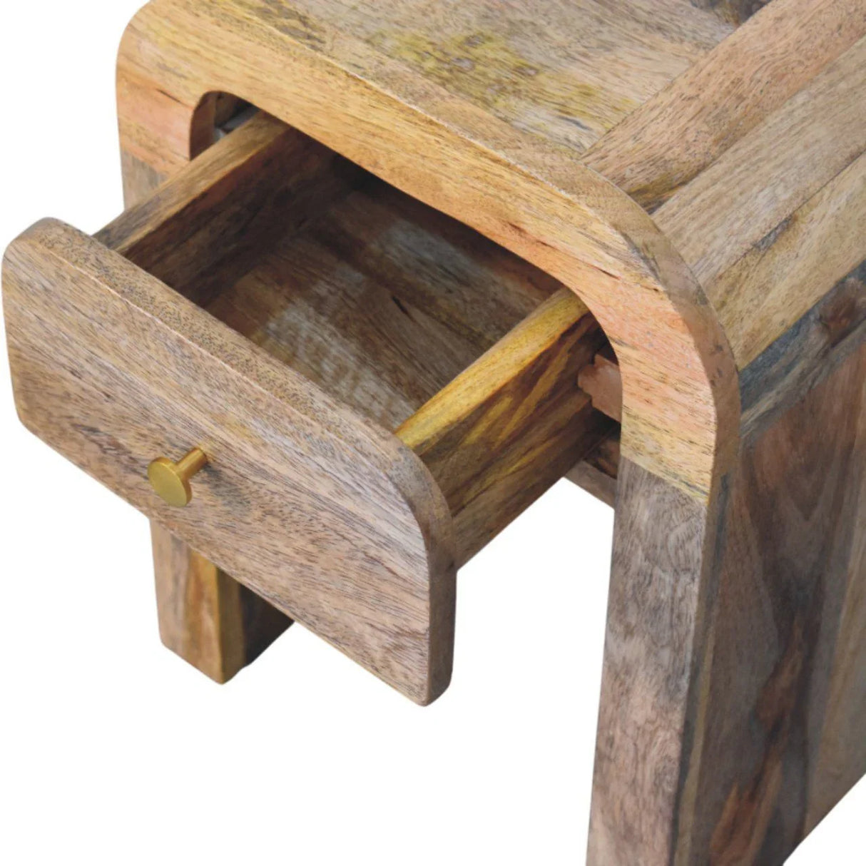 Mini Darcy - Nightstand With Curved Edges - Furniture Home Direct