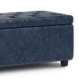 Hamilton - Upholstered Storage Ottoman - Furniture Home Direct