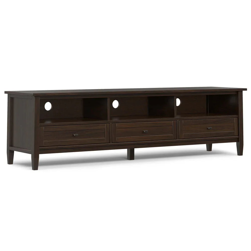 Warm Shaker - Handcrafted Low TV Media Stand - Furniture Home Direct