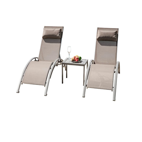 Lounge Chair Set of 3 - Furniture Home Direct