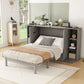 Murphy Bed With Shelves, Drawers And USB Ports - Furniture Home Direct