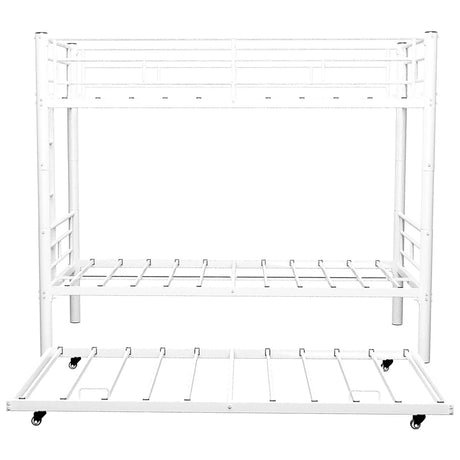 Bunk Bed For Kids, Convertible Frame With Ladders & Guardrail - Furniture Home Direct