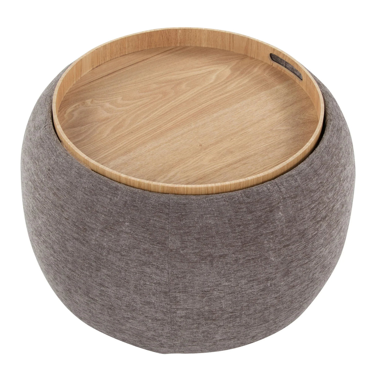 Tray - Pouf Contemporary Ottoman - Furniture Home Direct