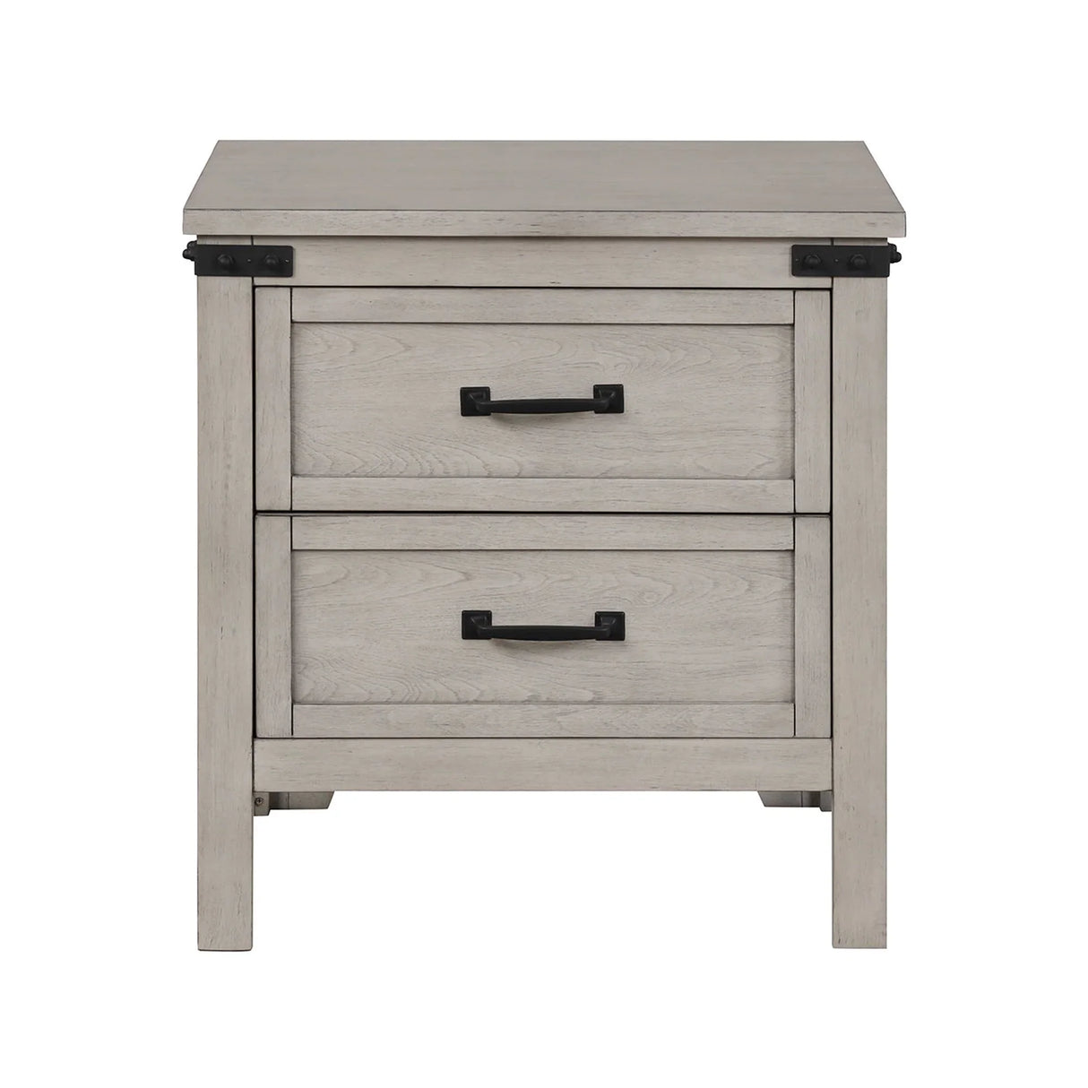 Alexandria - Nightstand, Mountain Mist Finish - Gray - Furniture Home Direct