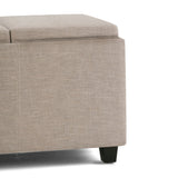Avalon - Upholstered Storage Ottoman - Furniture Home Direct