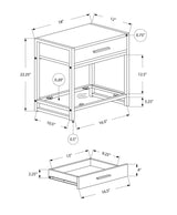 Versatile Accent Side Table, Storage Drawer - Furniture Home Direct