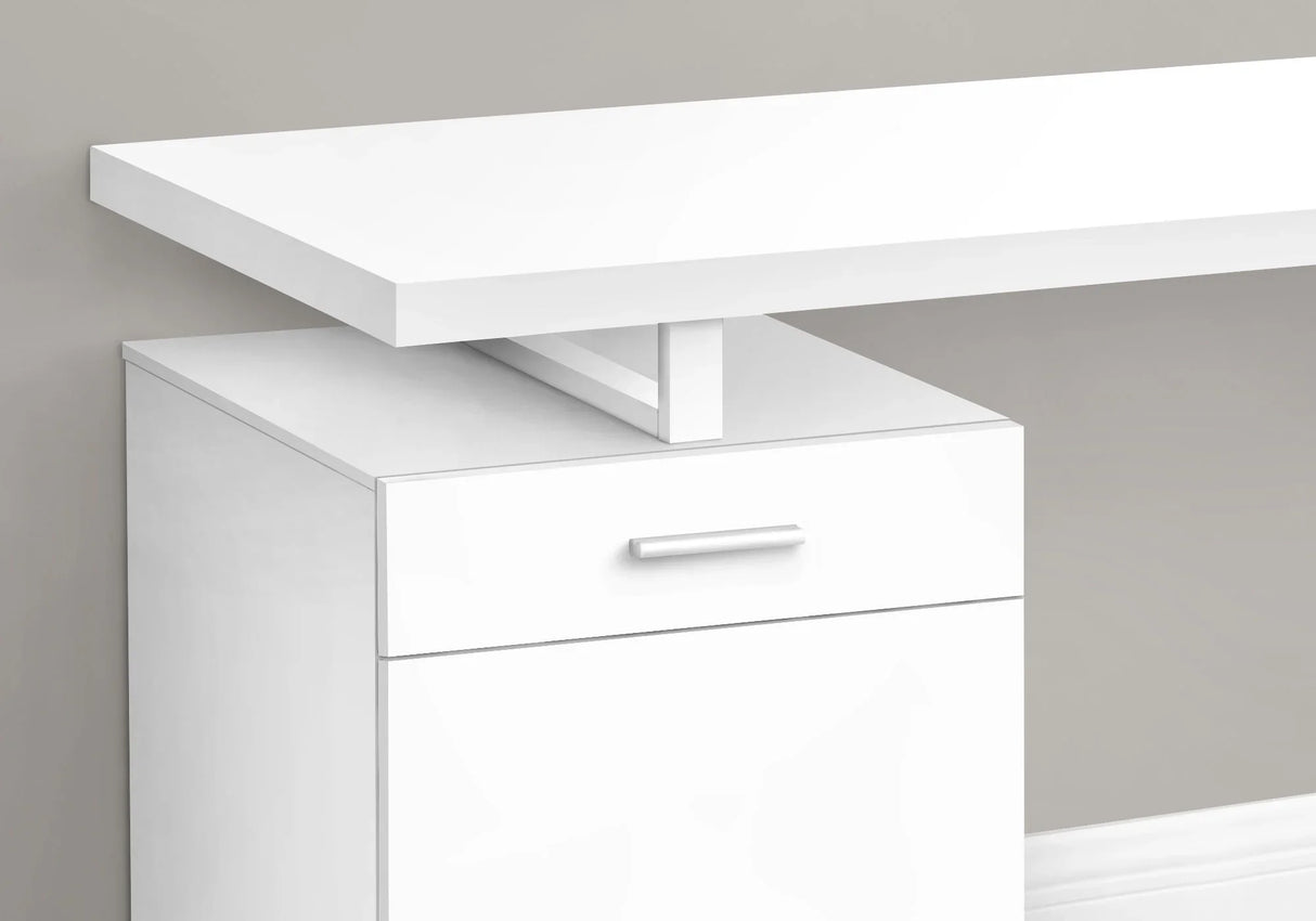 Computer Desk, Home Office, Laptop, Left, Right Set-Up, Storage Drawers, Work, Contemporary, Modern - Furniture Home Direct
