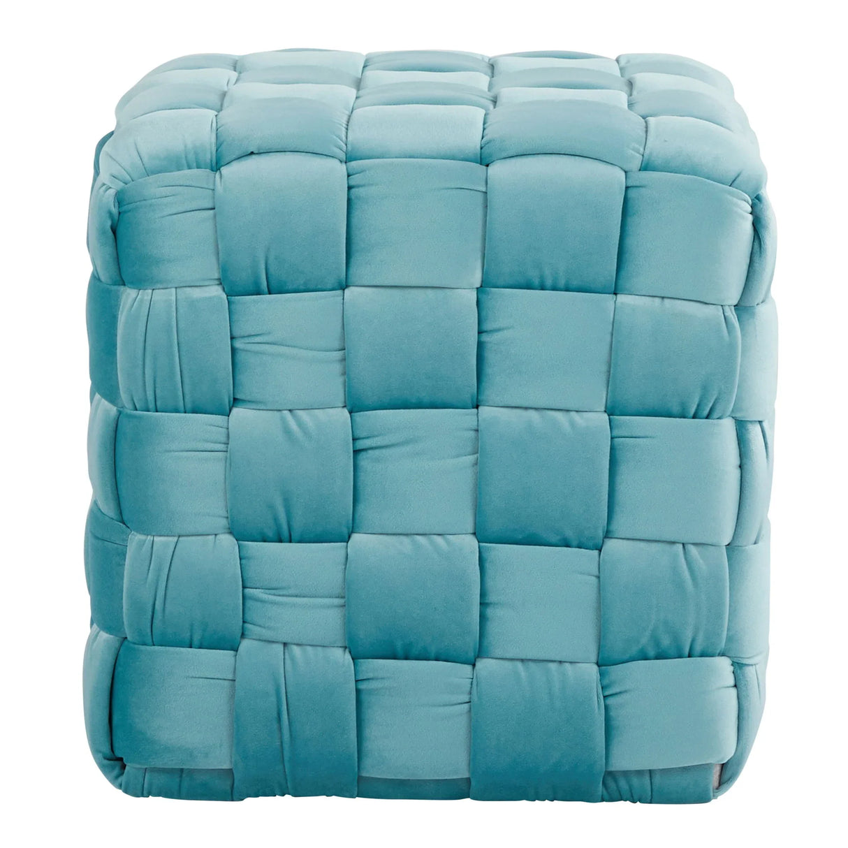 Square Braided Ottoman - - Furniture Home Direct