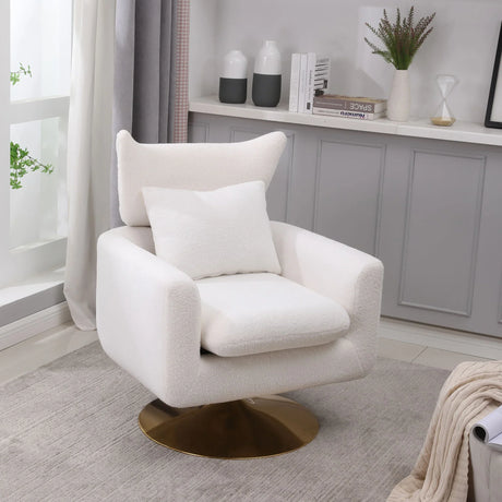 Classic Mid-Century 360 Degree Swivel Accent Chair - Furniture Home Direct