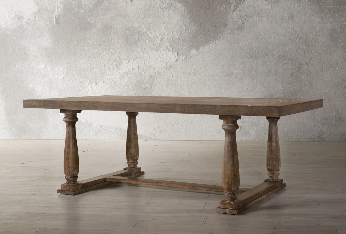 Bernard - Weathered Dining Table - Furniture Home Direct