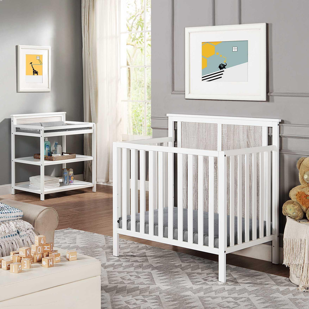 Connelly - Mini Crib With Mattress Pad - Furniture Home Direct