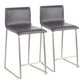 Mara - Contemporary Counter Stool (Set of 2) - Furniture Home Direct