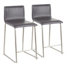 Mara - Contemporary Counter Stool (Set of 2) - Furniture Home Direct