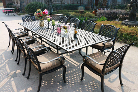Rectangular Dining Set With Cushions - Furniture Home Direct