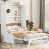 Murphy Wall Bed With Cushion, Space Saving Design, And Construction - Furniture Home Direct