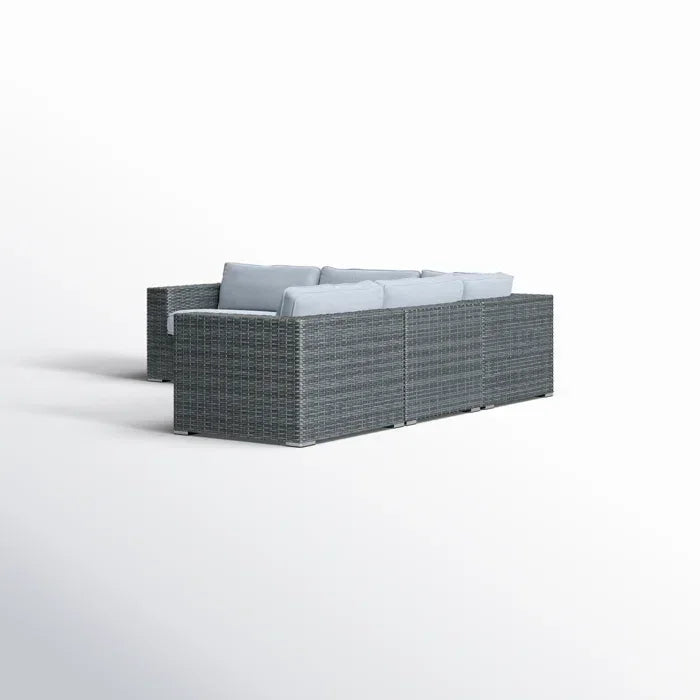 Fully Assembled Patio Sectional with Cushions - Furniture Home Direct