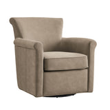 Westly Swivel Accent Chair 360-Degree Faux Leather