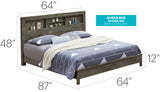 Bed With Transitional Design Stylish - Furniture Home Direct