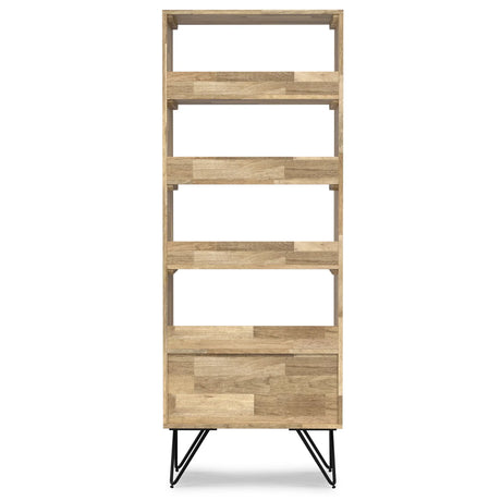 Hunter - Tall Bookcase - Natural - Furniture Home Direct