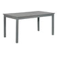 Contemporary Slat Top Acacia Wood Outdoor Dining Table - Furniture Home Direct
