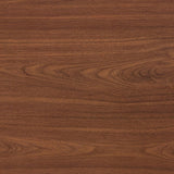 Coffee Table Faux Wood Top Glass Legs Modern Walnut - Furniture Home Direct