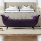 Alma - Tufted Flared Arm Entryway Bench - Furniture Home Direct