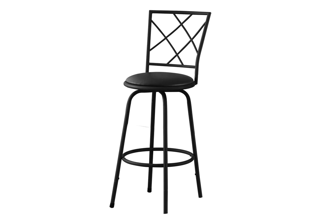 Swivel Stool Bar Height, Contemporary & Modern Style (Set of 2) - Furniture Home Direct