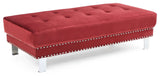 Elegant Contemporary Ottoman - Furniture Home Direct