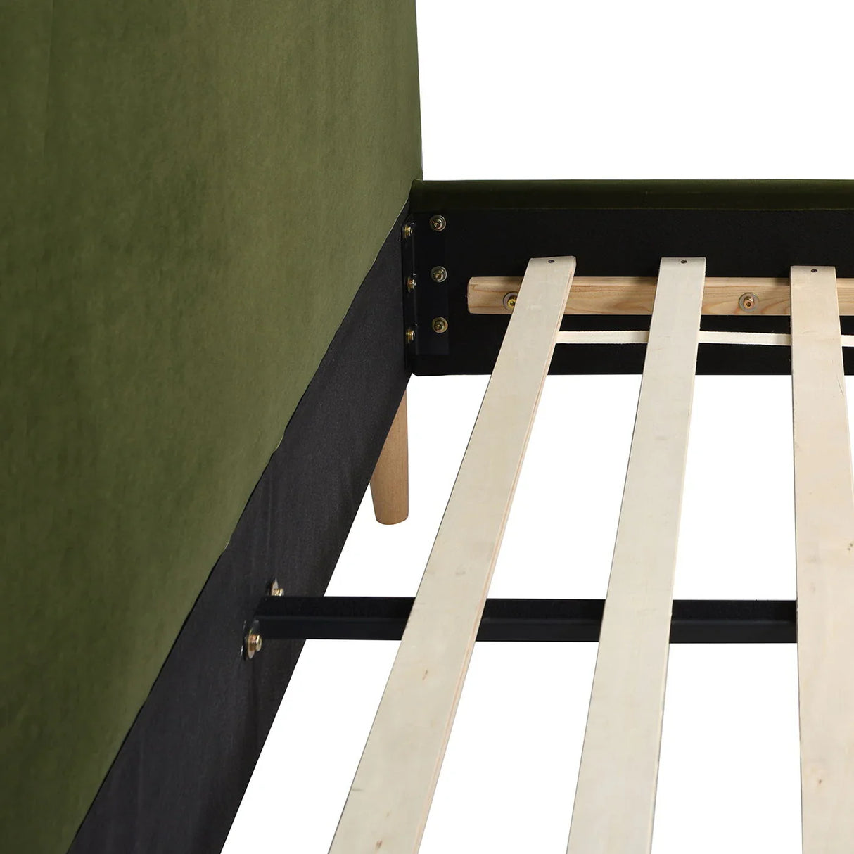 Stockholm - Modern Wavy Headboard Platform Bed - Furniture Home Direct