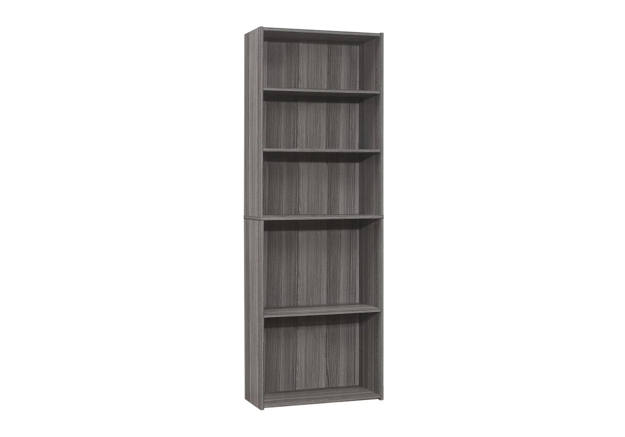 Bookshelf, Bookcase, 6 Tier, For Office, Transitional - Furniture Home Direct