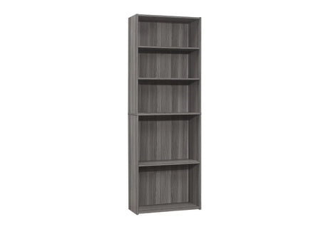 Bookshelf, Bookcase, 6 Tier, For Office, Transitional - Furniture Home Direct