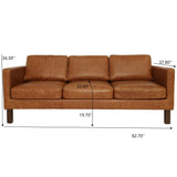 Memphis - Waxy Sofa - Cognac - Furniture Home Direct