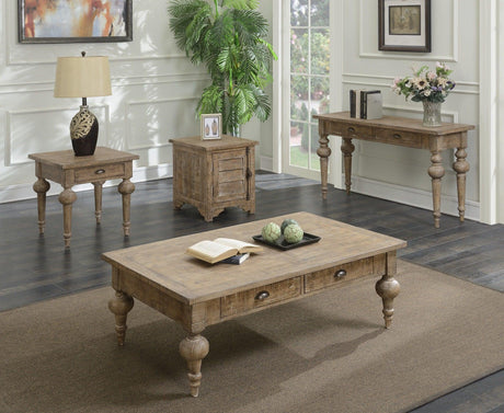 Ludin - Chair Side Table - Taupe - Furniture Home Direct